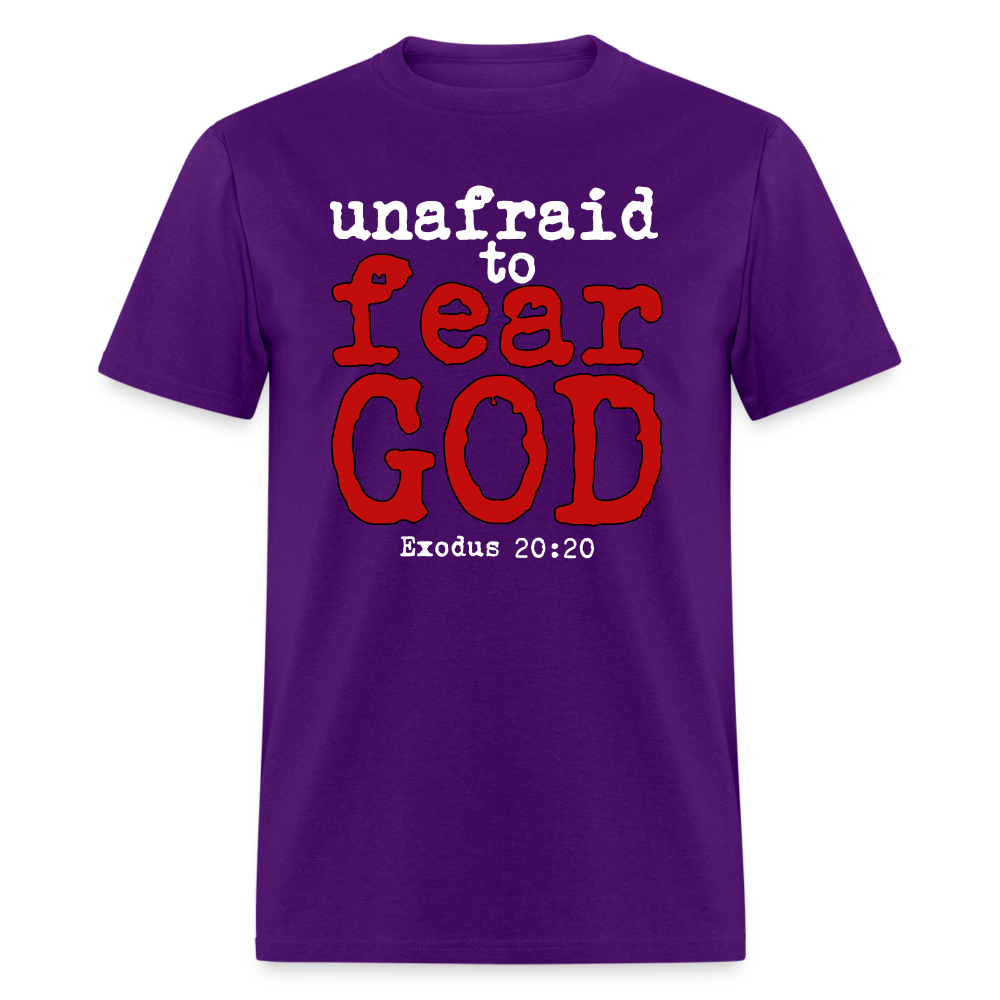 Unafraid to Fear God - purple