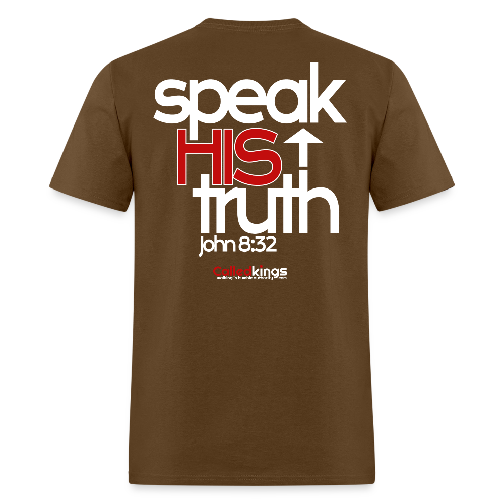 WTBSF? Speak His Truth - brown