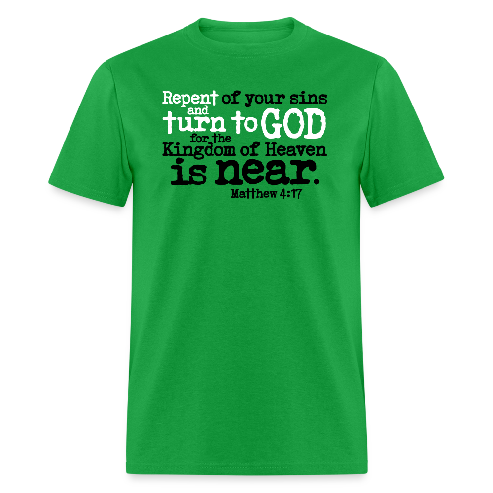 Repent and Turn to God - bright green