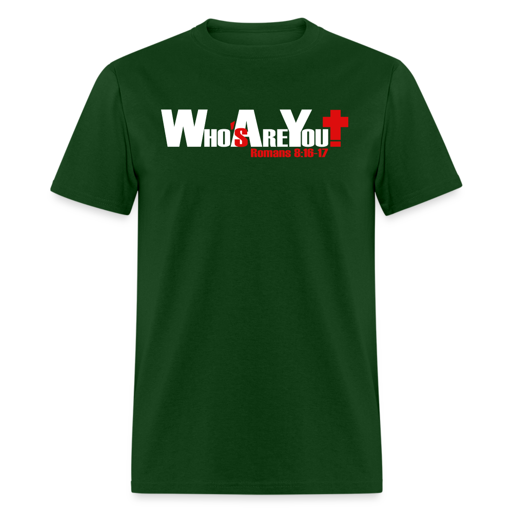 Who's Are You - forest green