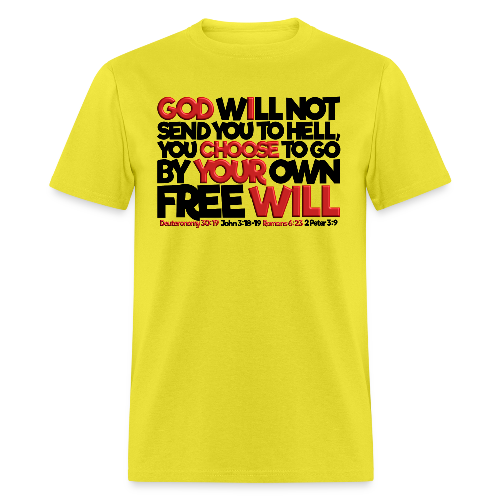 God Will Not Send You To Hell - yellow