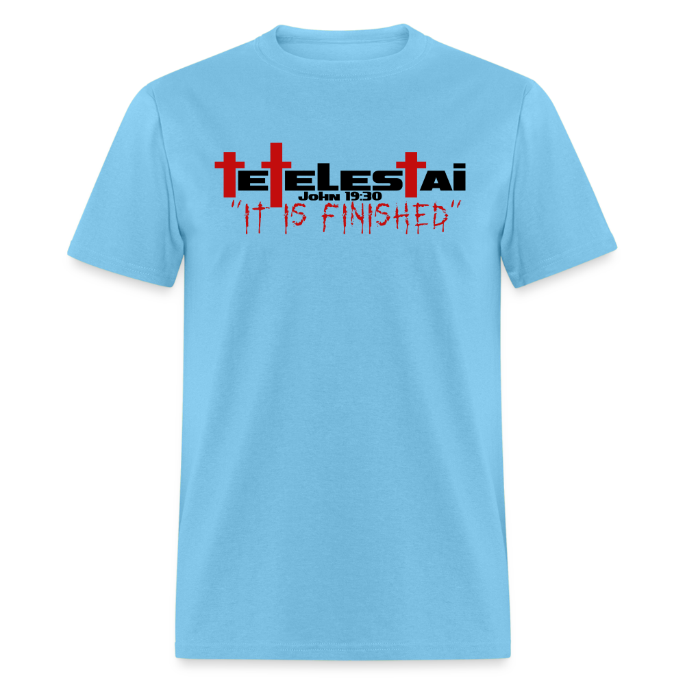 Tetelestai - aquatic blue