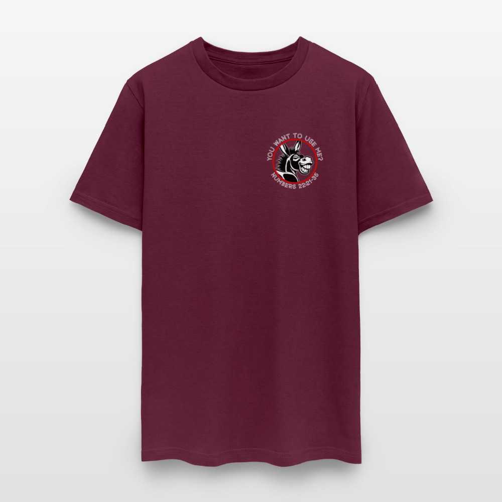 Balaam's Donkey - burgundy