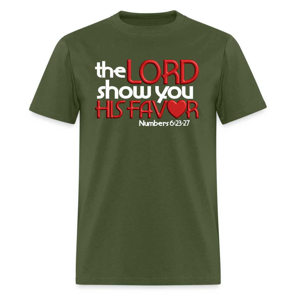 The Lord Show You His Favor - military green
