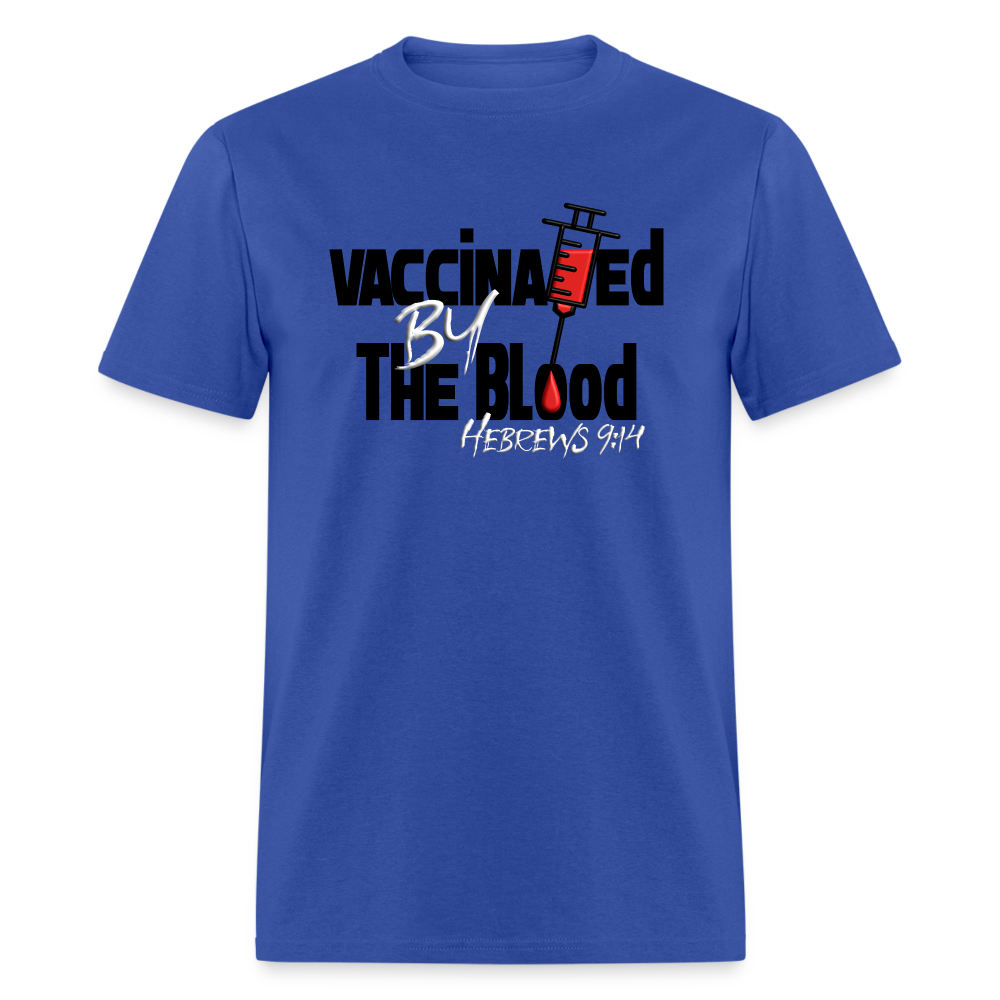 Vaccinated by the Blood - royal blue
