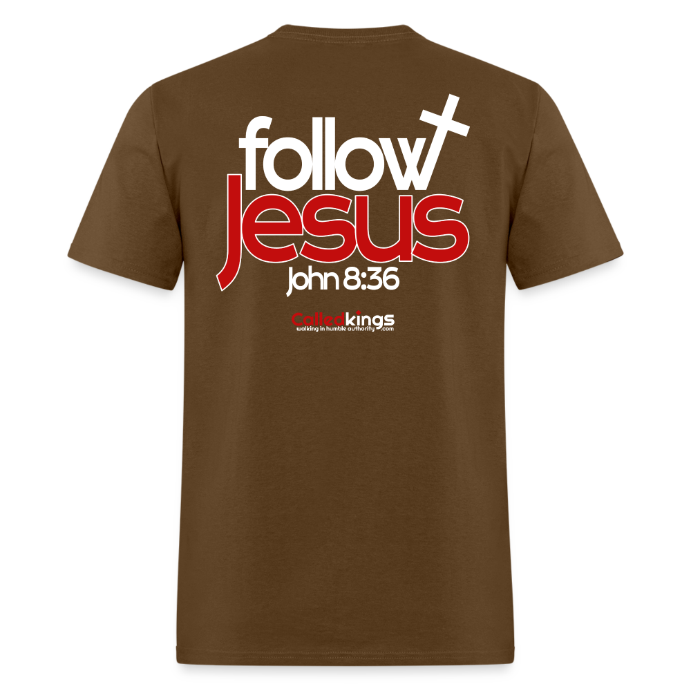 WTBSF? Follow Jesus - brown