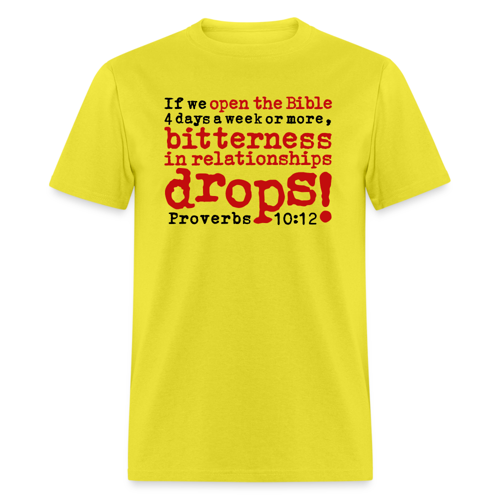 Open Bible Bitterness Drops - yellow