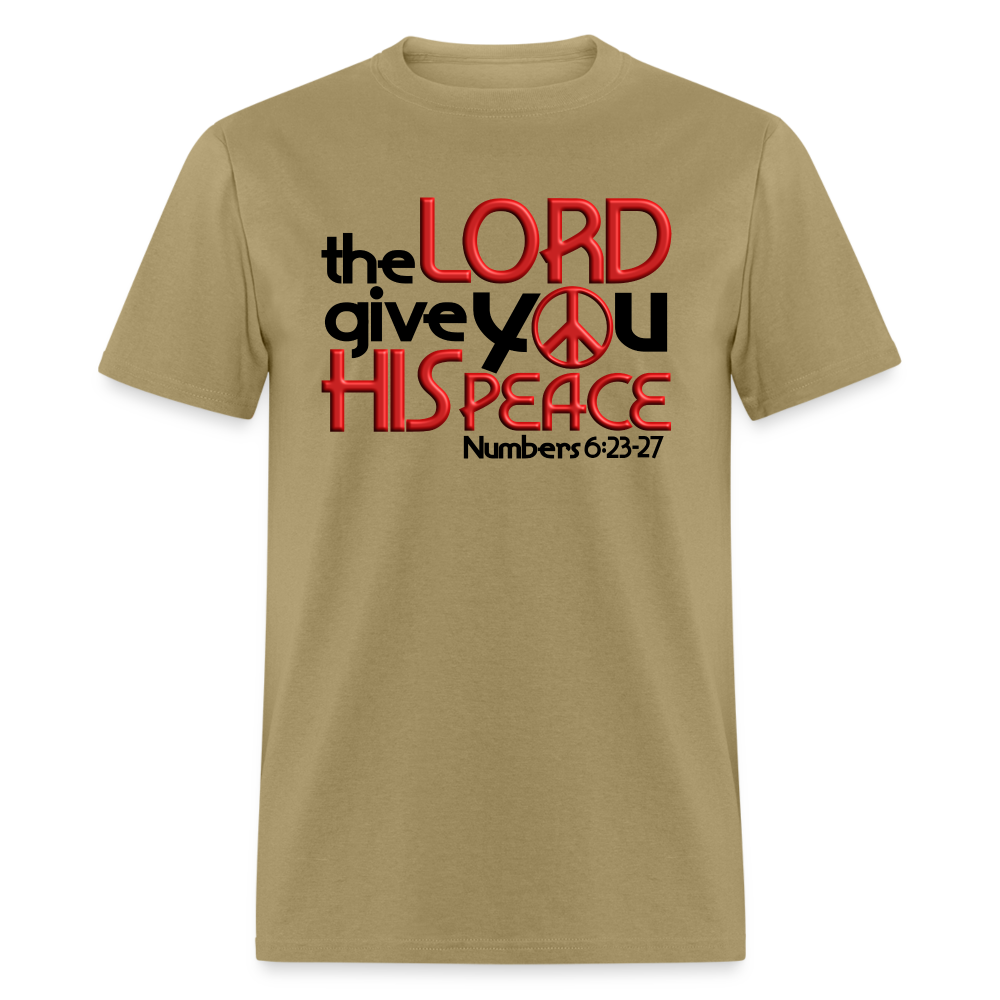 The Lord Give You Peace - khaki