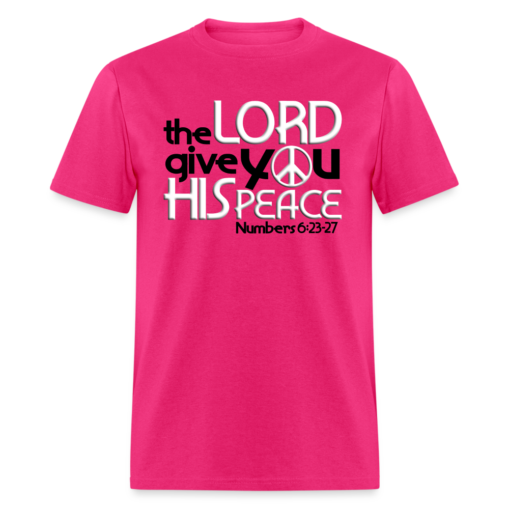 The Lord Give You His Peace - fuchsia