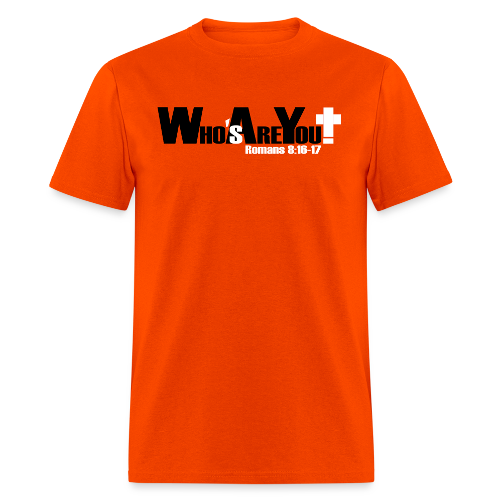 Who's Are You - orange