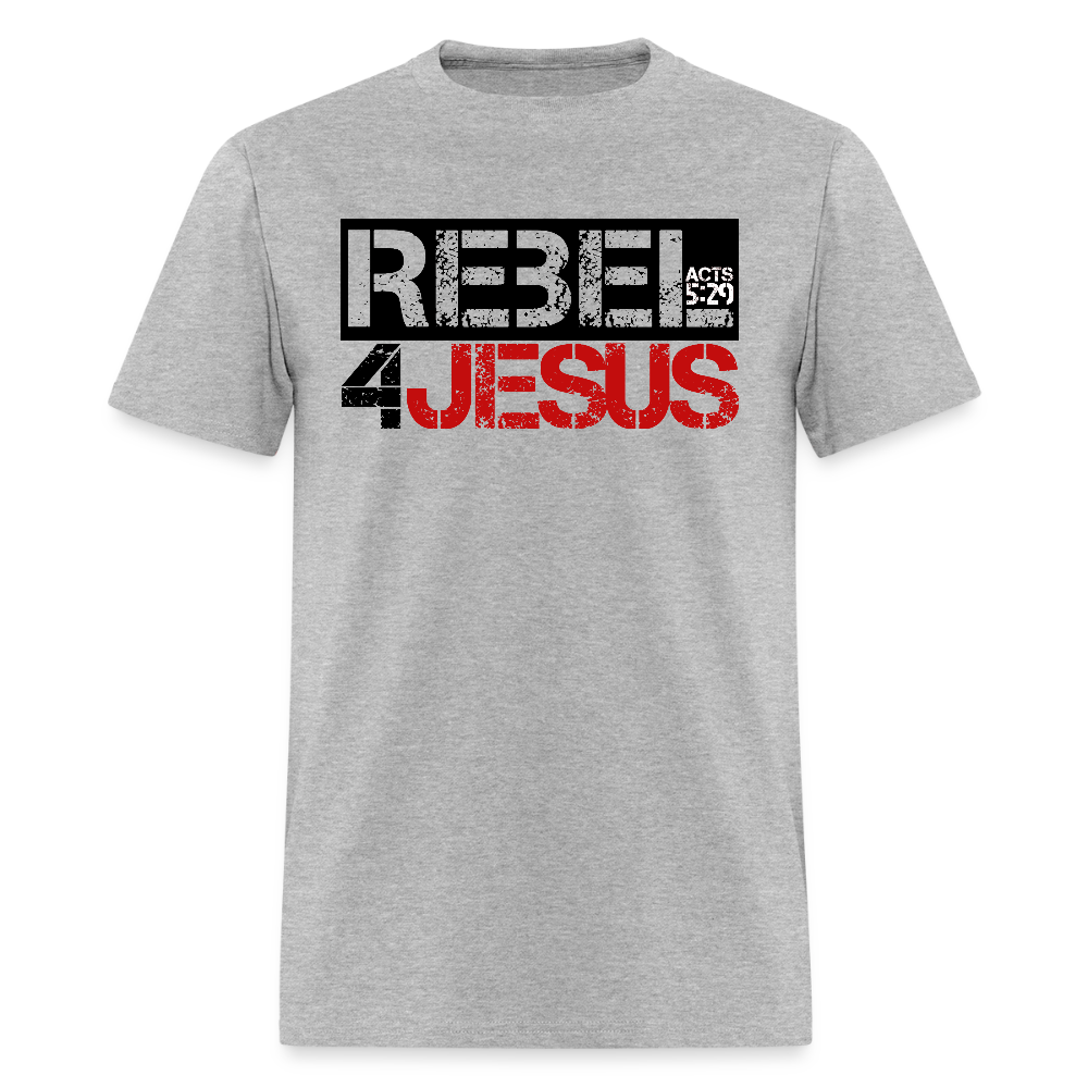 Rebel 4 Jesus - heather gray