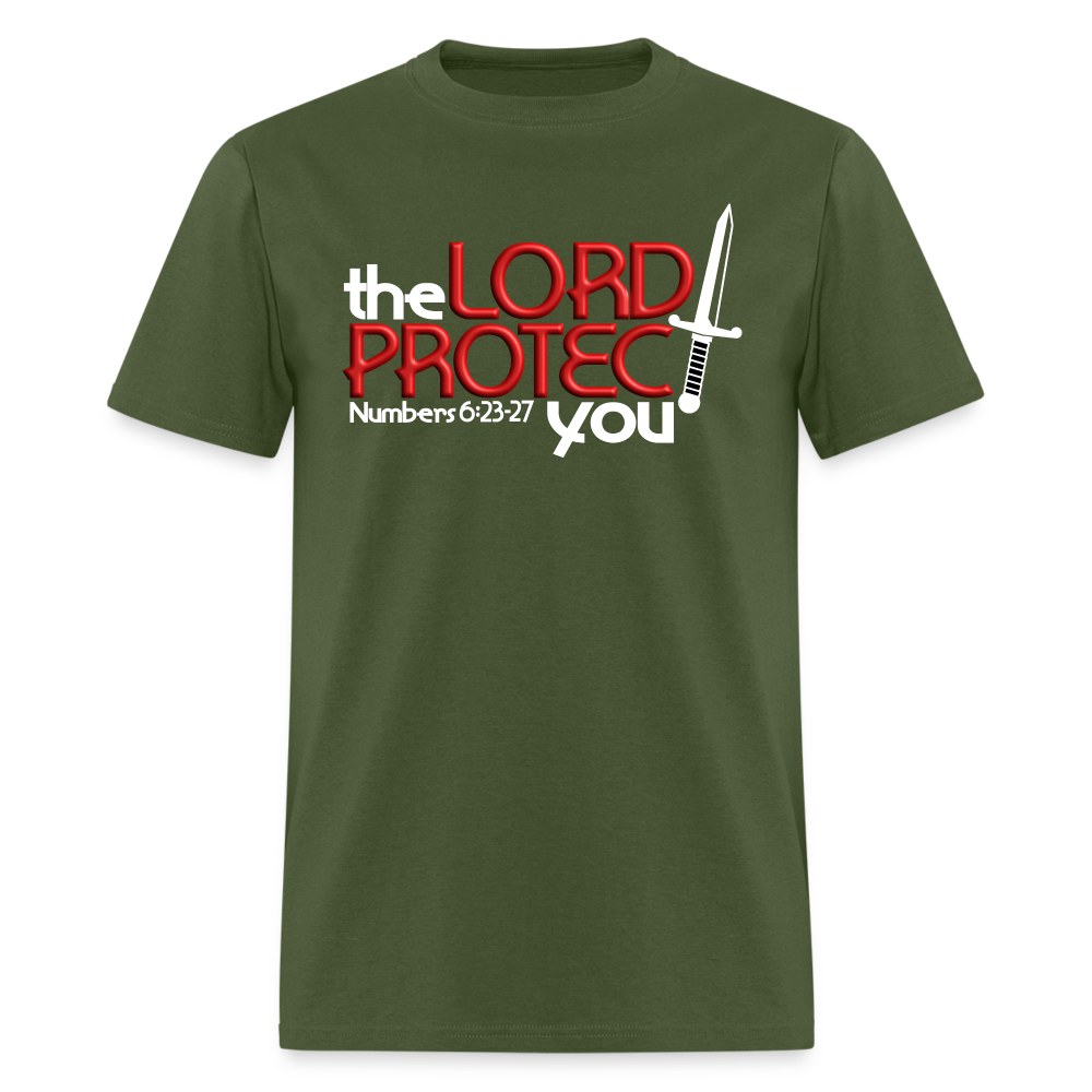 The Lord Protect You - military green