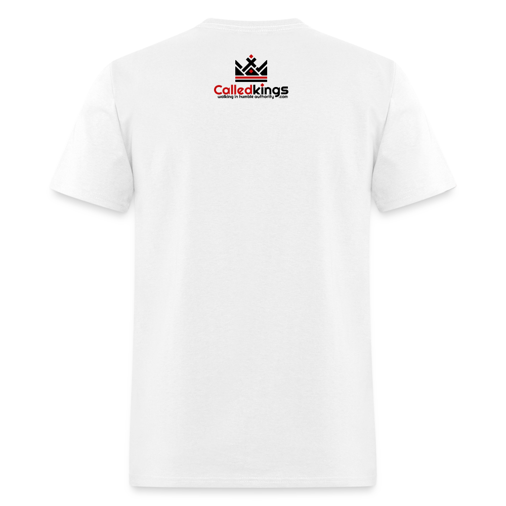 Stop Drop Pray - white