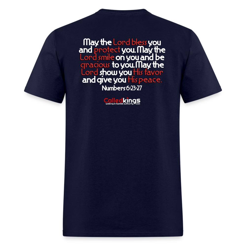 The Lord Protect You - navy