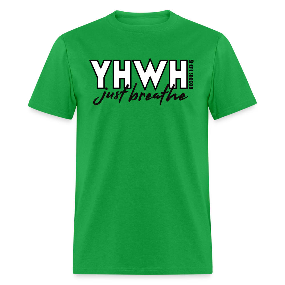 YHWH Just Breathe - bright green