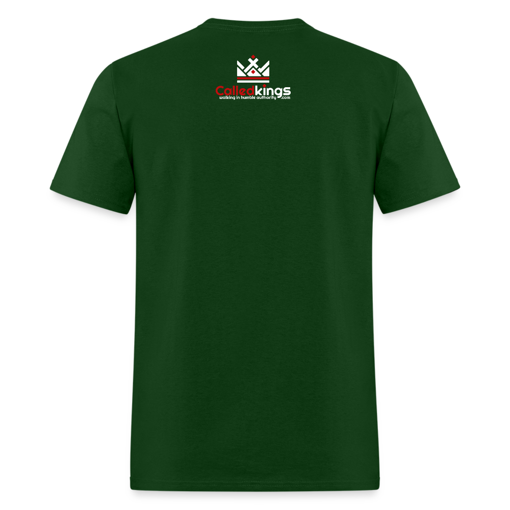 Throwing Stones or Washing Feet - forest green