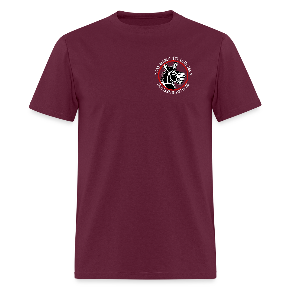 Balaam's Donkey - burgundy