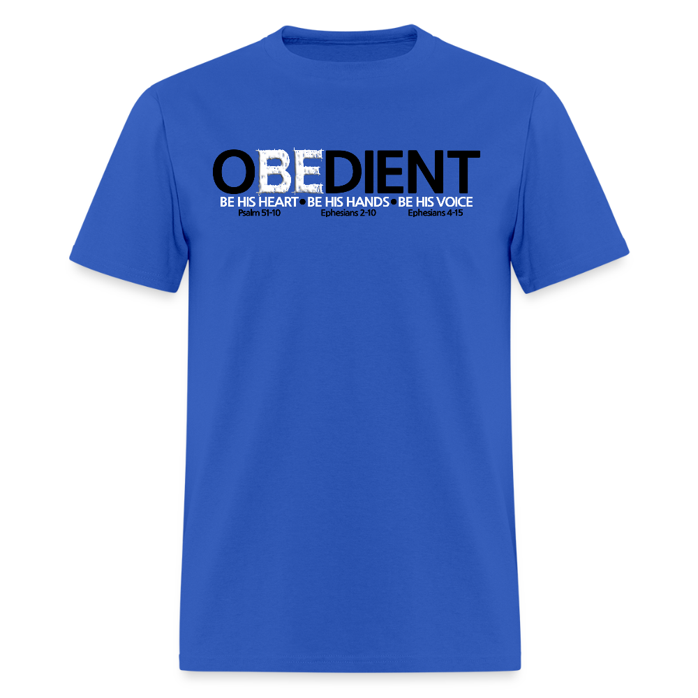 Obedient - royal blue