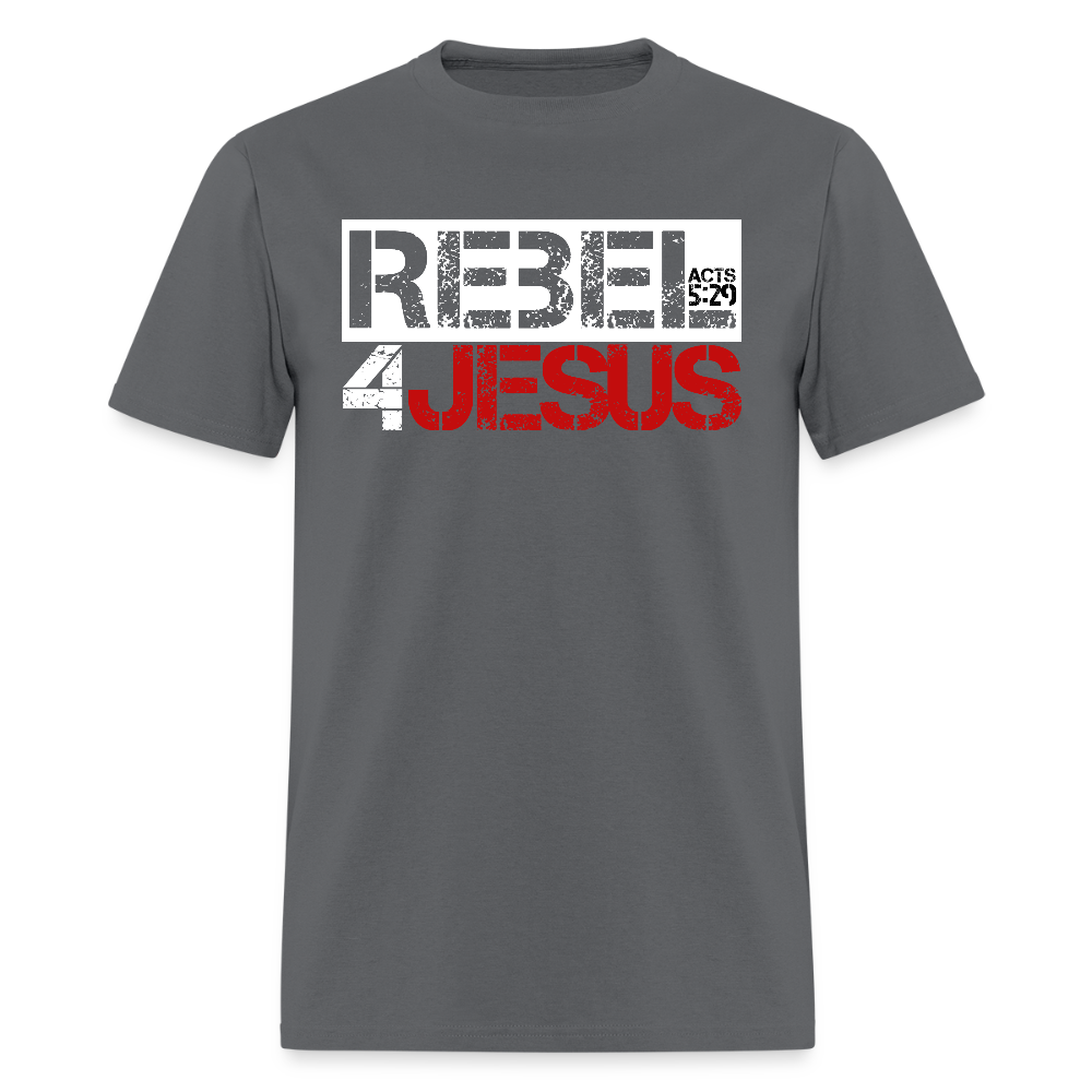 Rebel 4 Jesus - charcoal