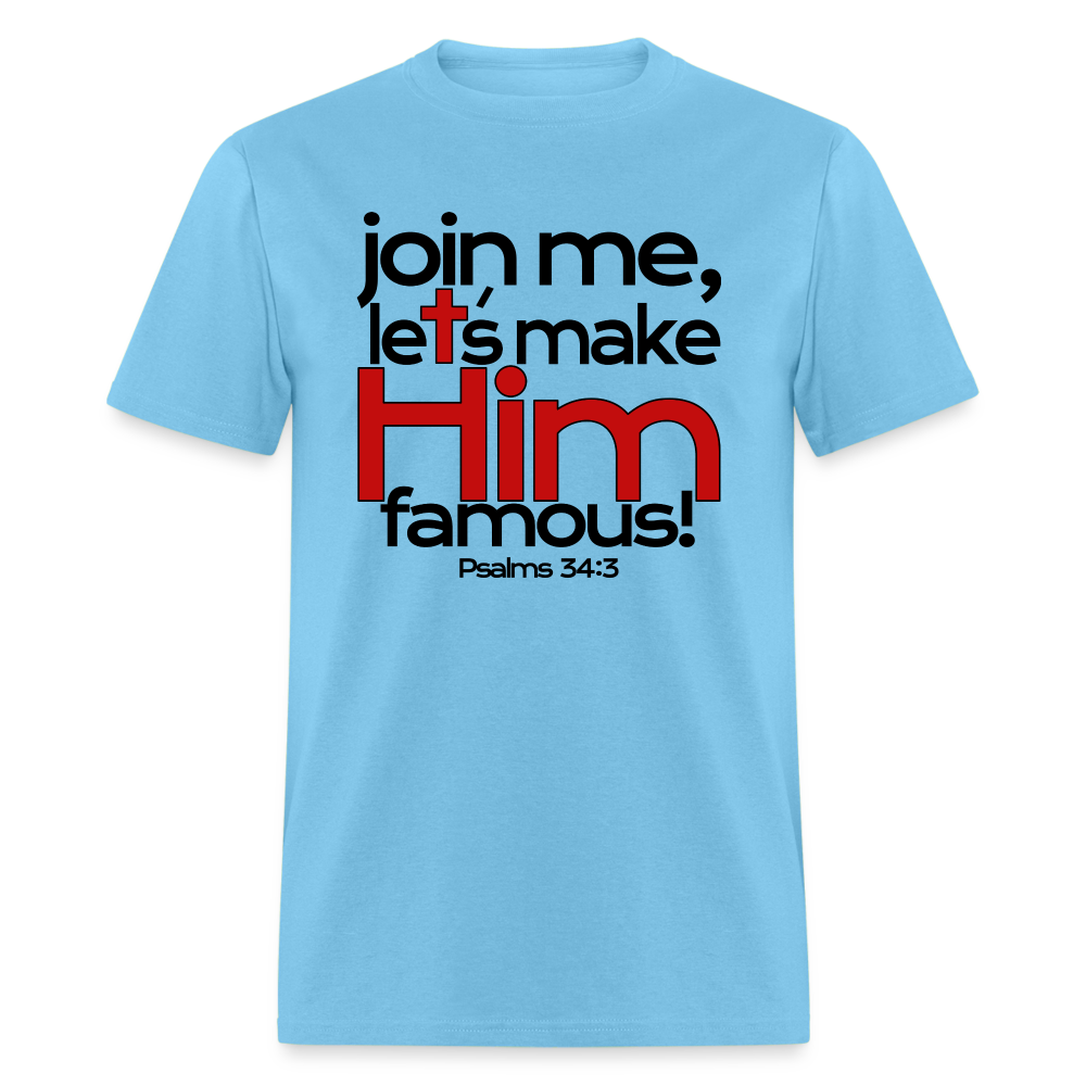 Let's Make Him Famous - aquatic blue