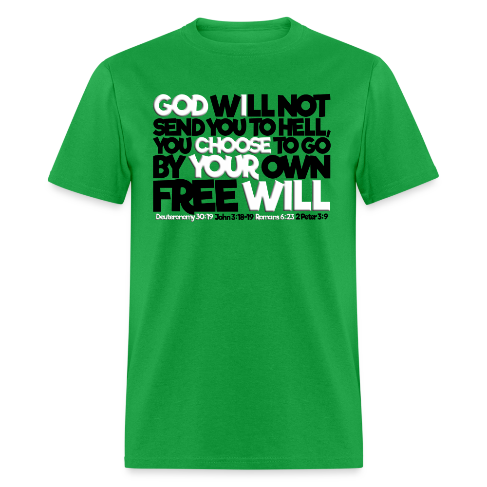 God Will Not Send You To Hell - bright green