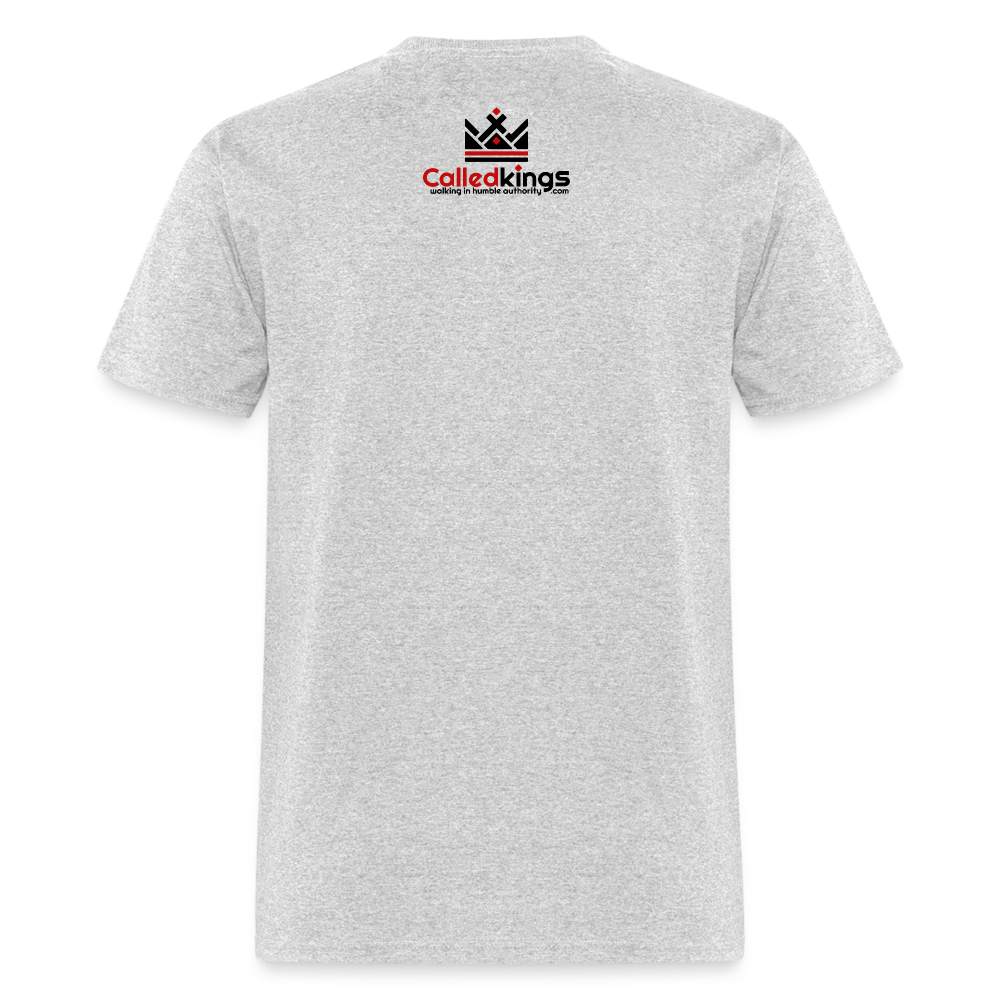 Stop Drop Pray - heather gray