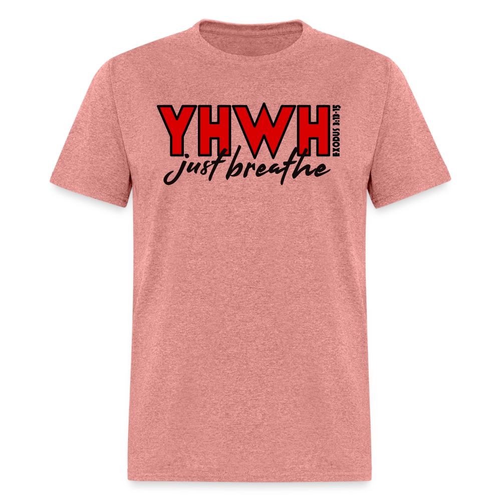 YHWH Just Breathe - heather mauve