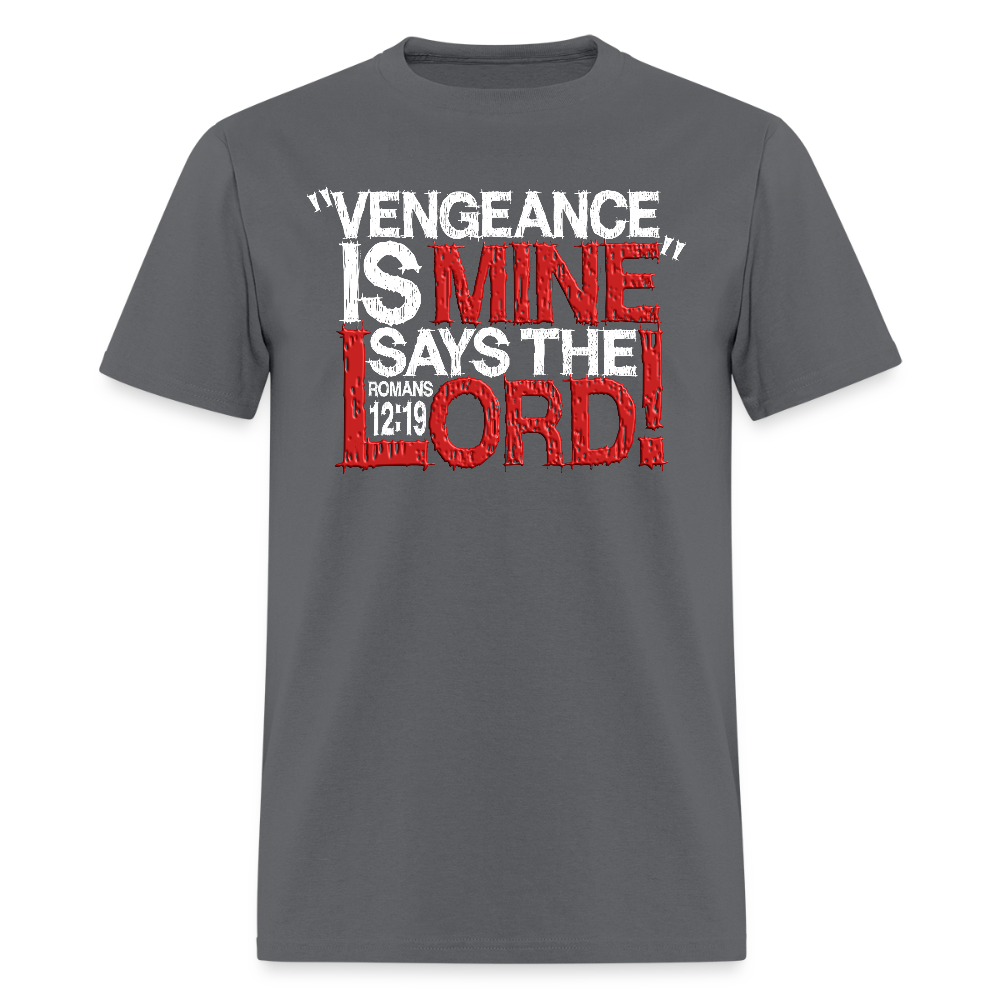 Vengeance is Mine Says the Lord - charcoal