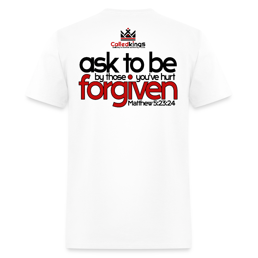 WTBSF? Ask to be Forgiven - white
