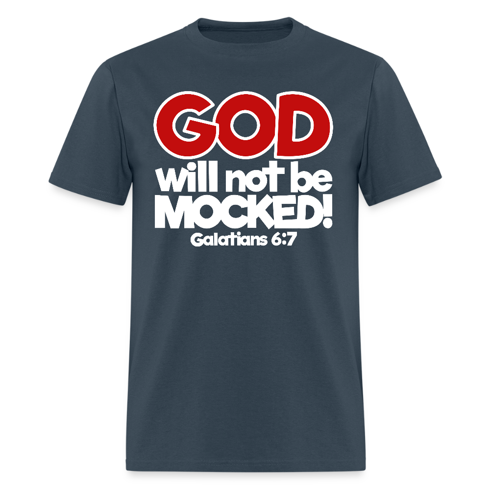 God Will Not Be Mocked - blue dusk