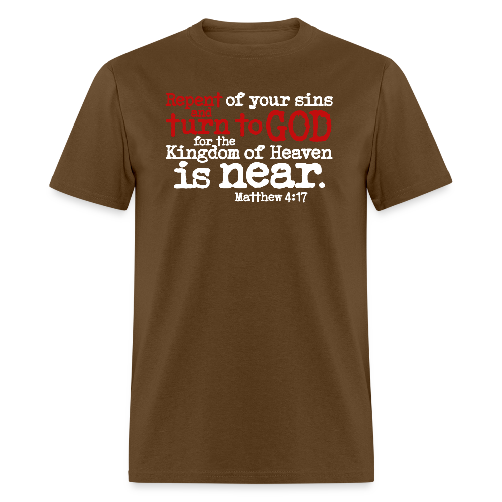 Repent and Turn to God - brown