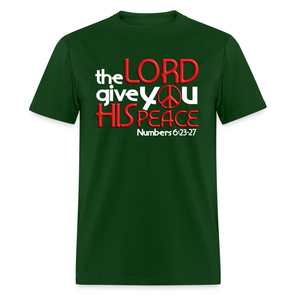 The Lord Give You His Peace - forest green