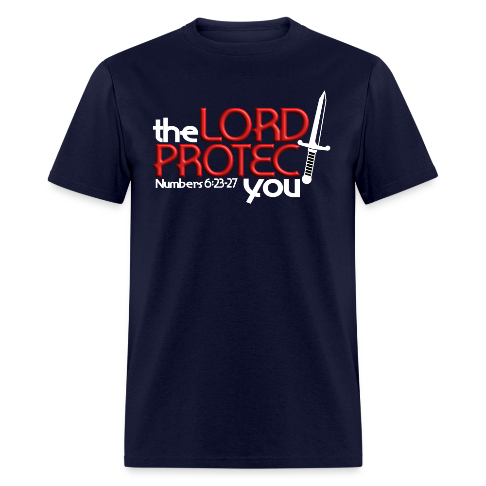The Lord Protect You - navy