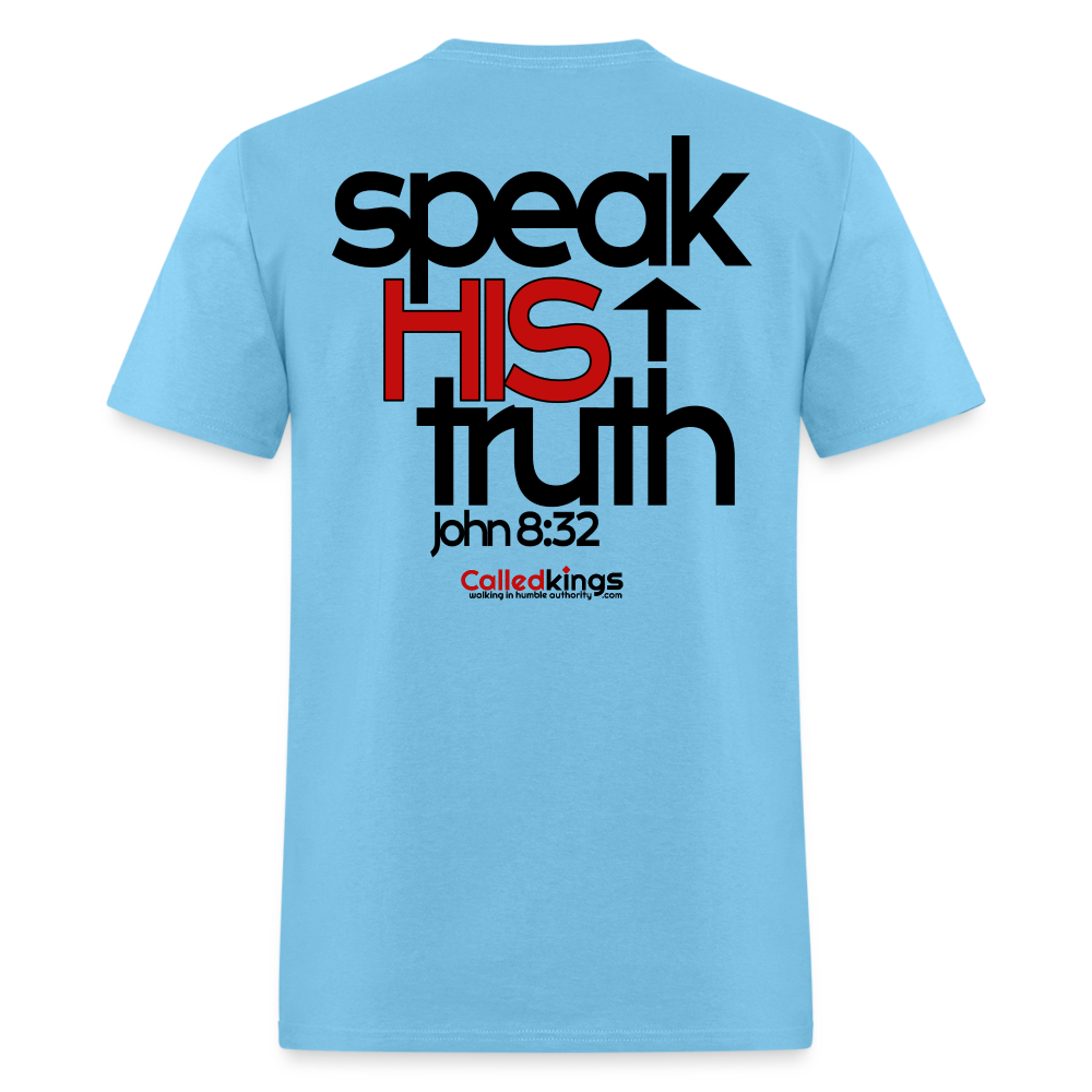 WTBSF? Speak His Truth - aquatic blue