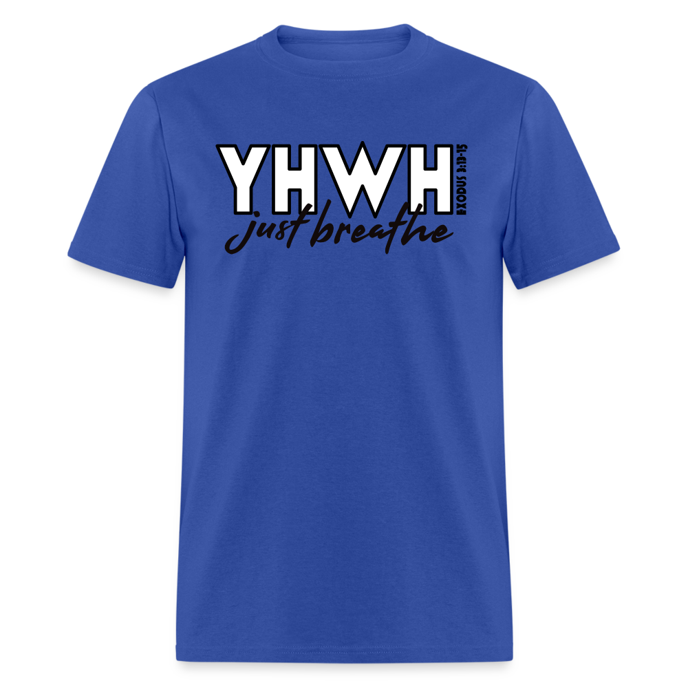 YHWH Just Breathe - royal blue