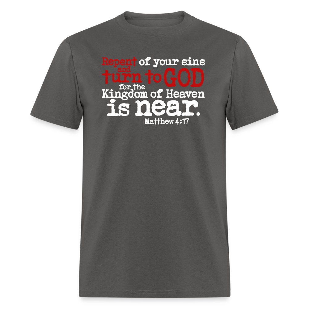 Repent and Turn to God - charcoal