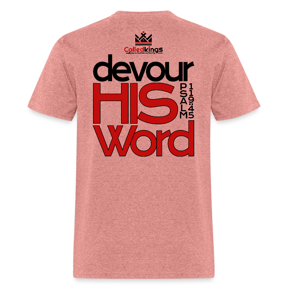 WTBSF? Devour His Word - heather mauve