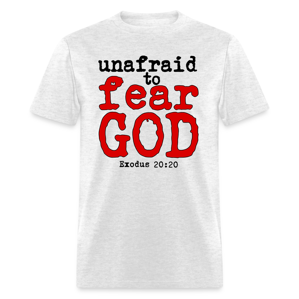 Unafraid to Fear God - light heather gray