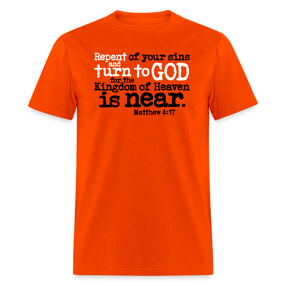 Repent and Turn to God - orange