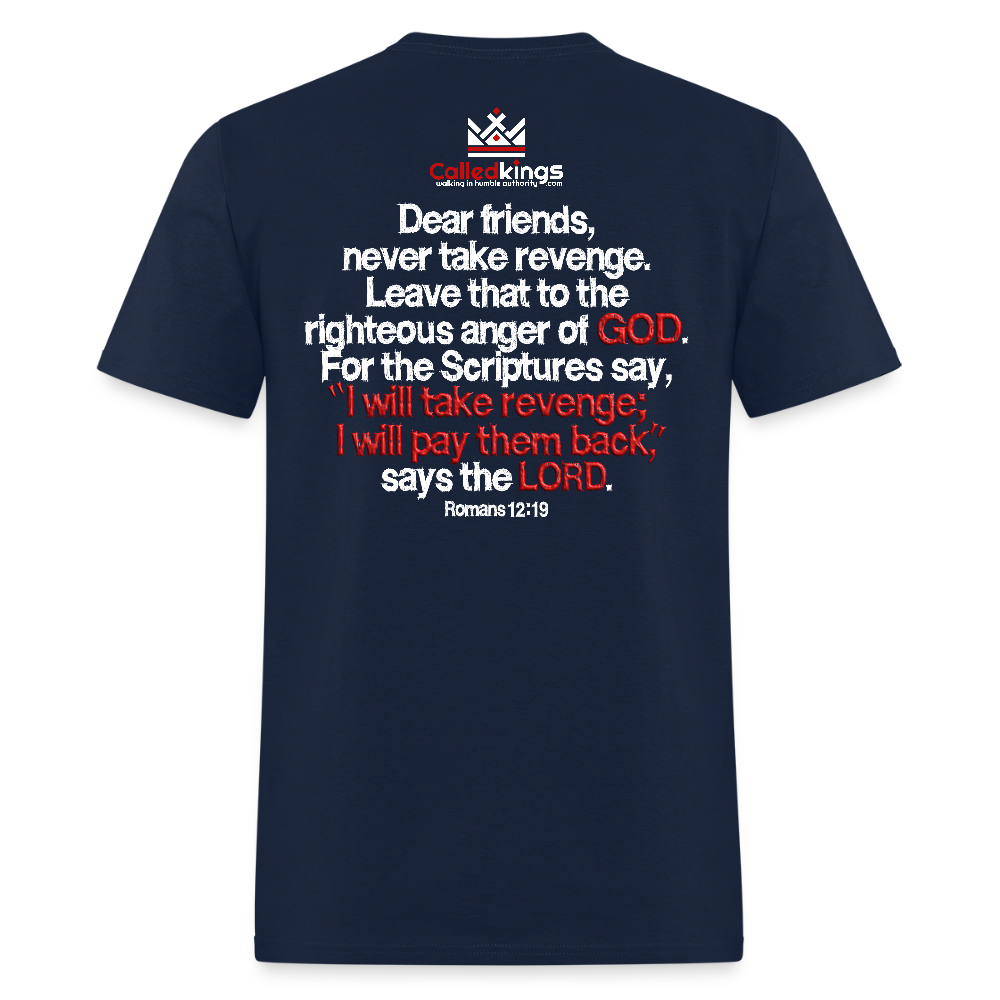 Vengeance is Mine Says the Lord - navy