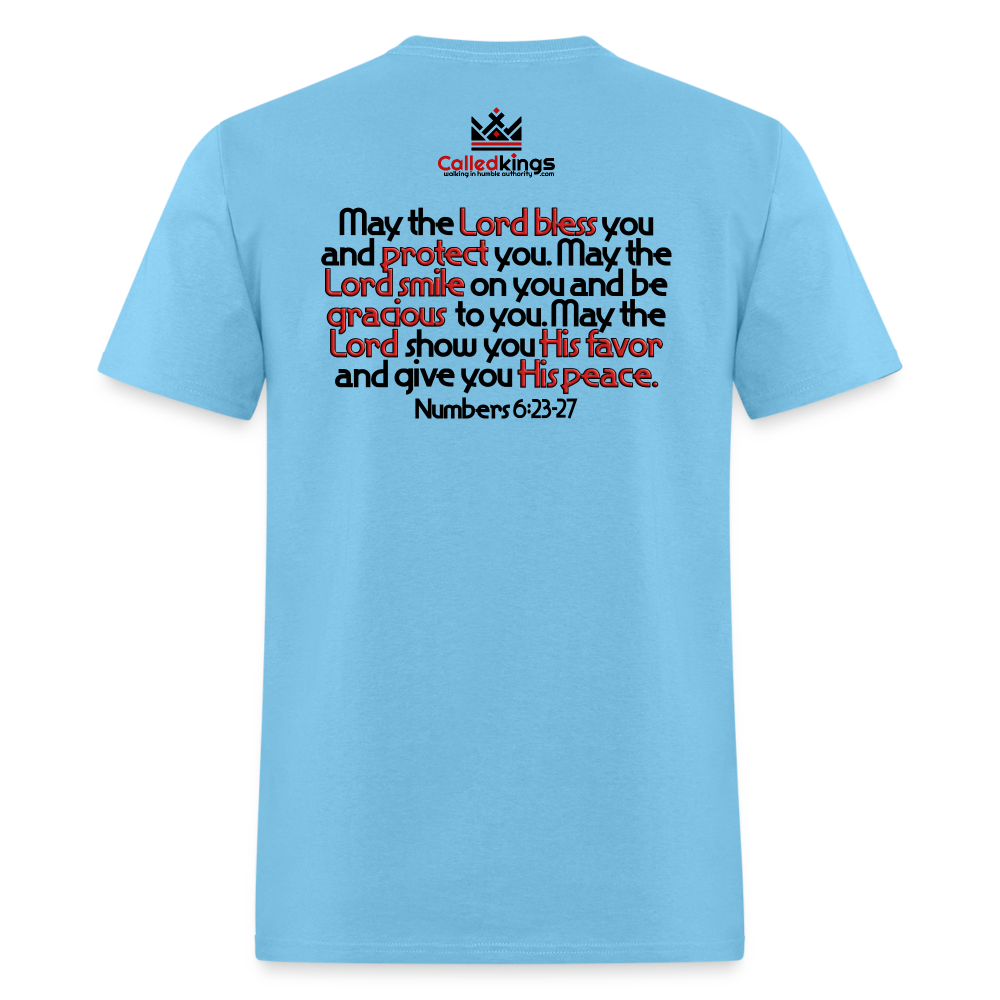 The Lord Smile On You - aquatic blue