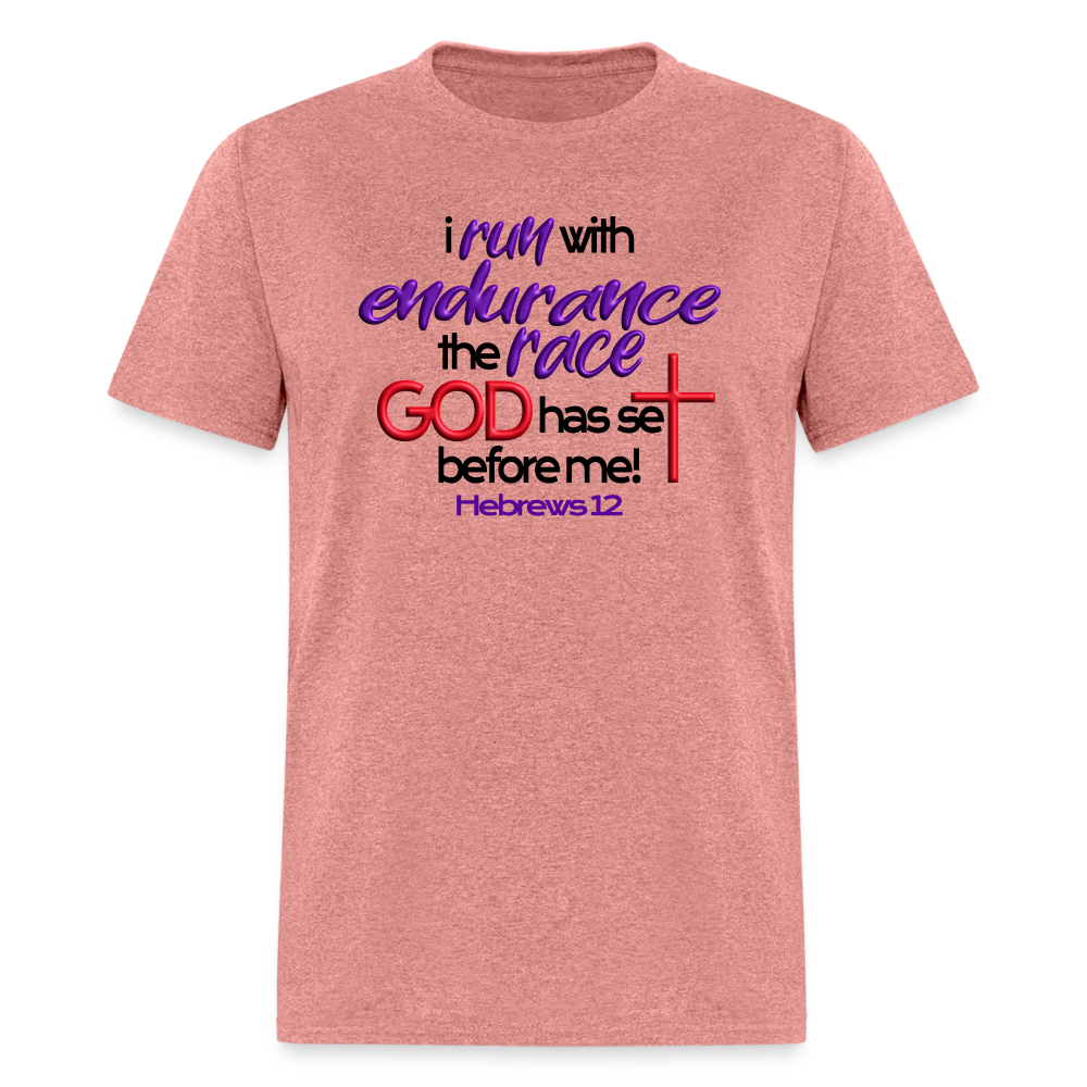 Run With Endurance - heather mauve