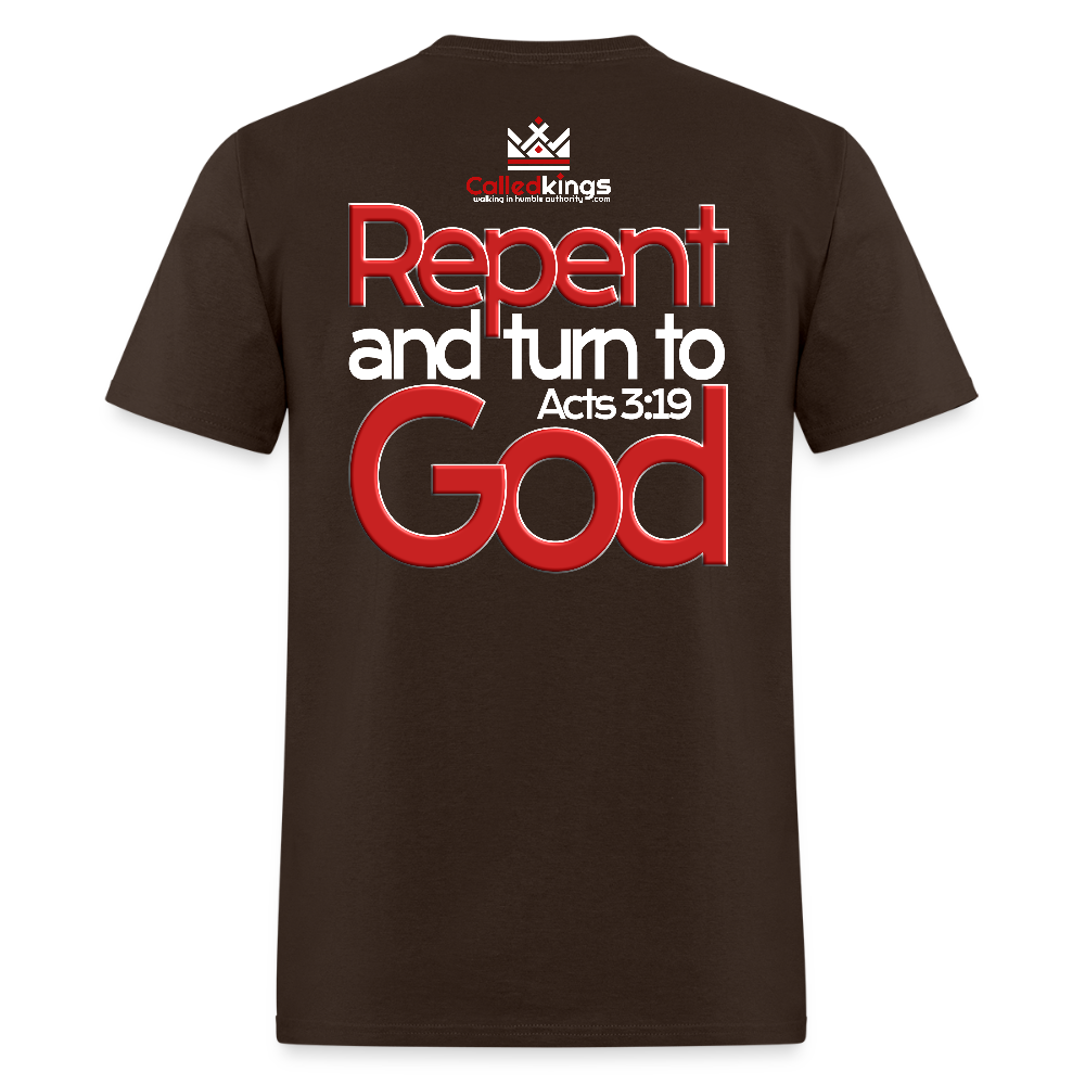 WTBSF? Repent and Turn to God - brown