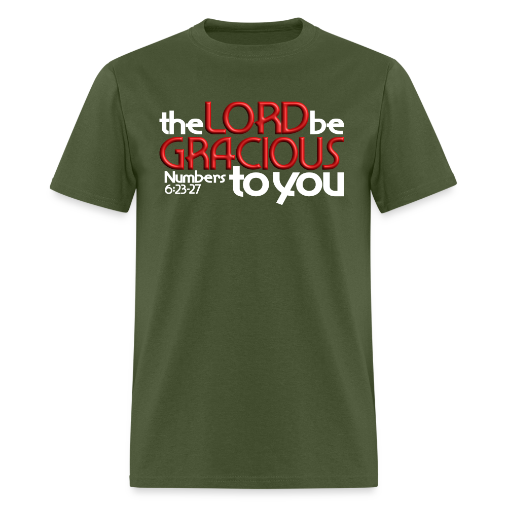 The Lord Be Gracious To You - military green