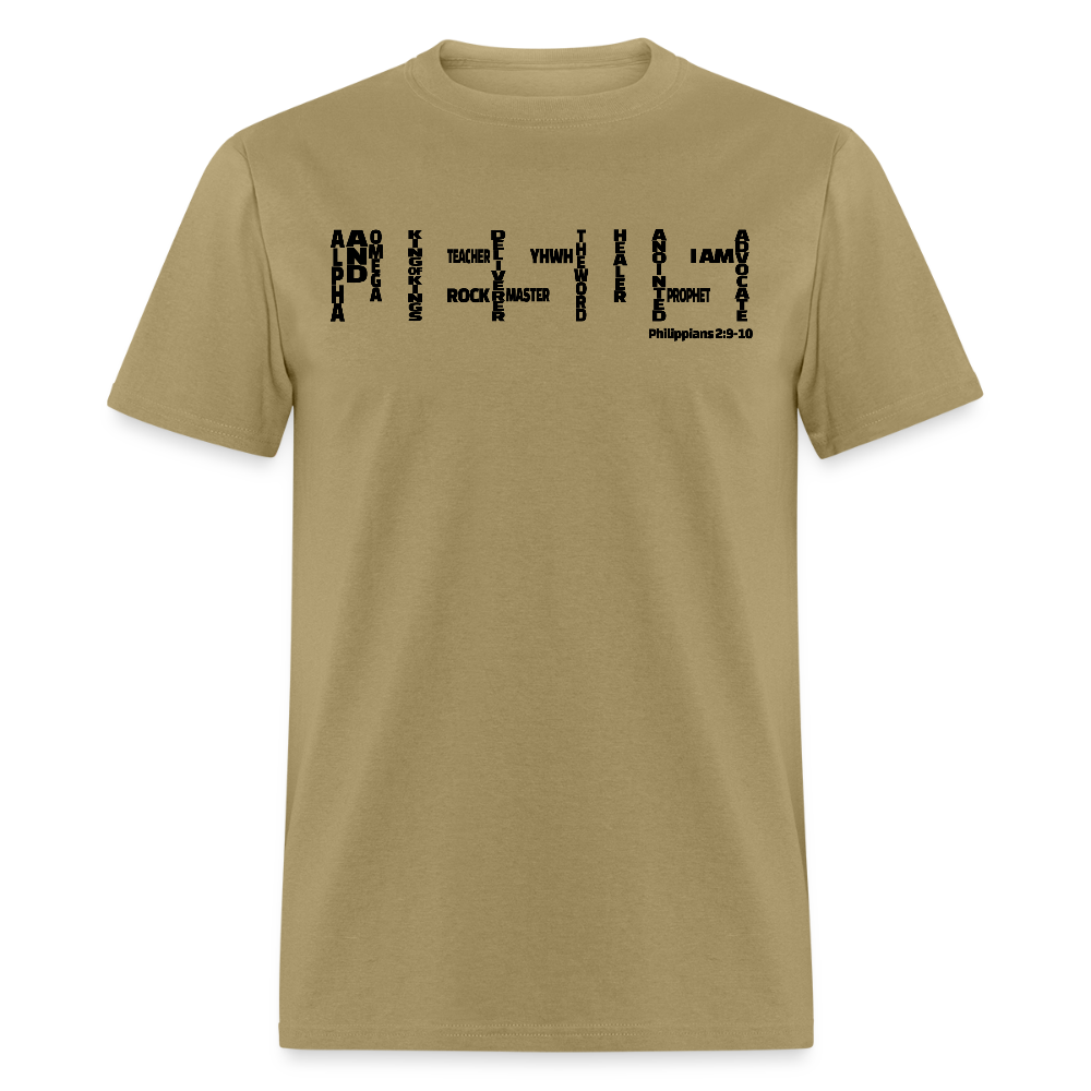 Jesus Names - khaki