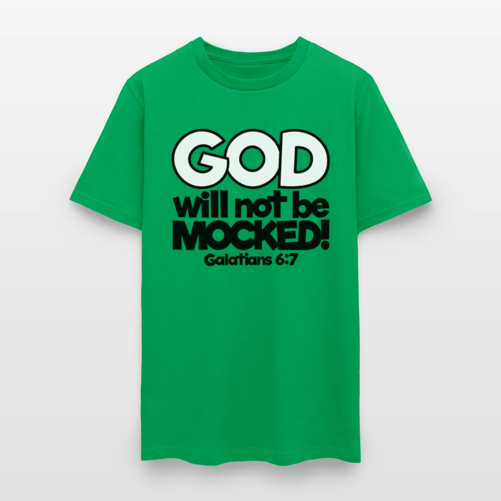 God Will Not Be Mocked - bright green