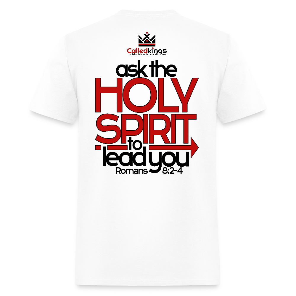 WTBSF? Ask Holy Spirit To Lead You - white