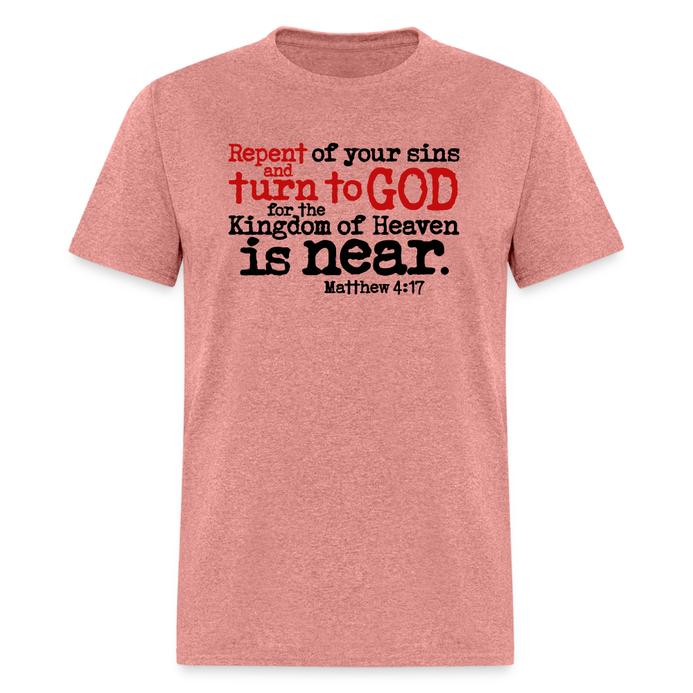 Repeat and Turn to God - heather mauve