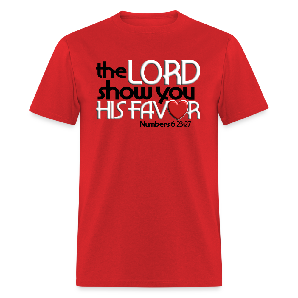 The Lord Show You His Favor - red