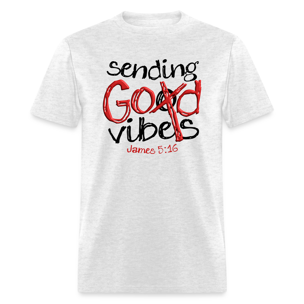 Sending God Vibes - light heather gray